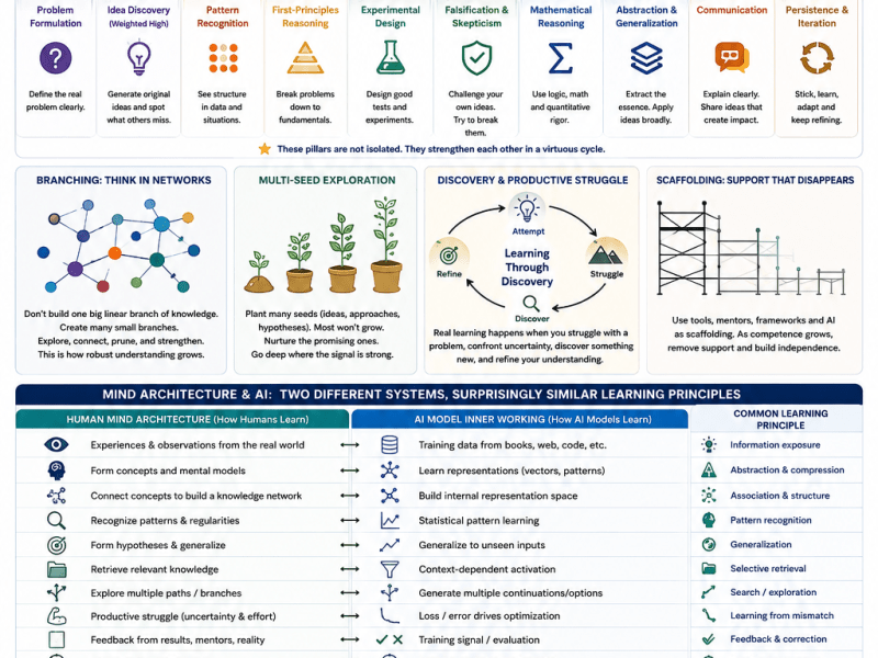 Mind Architecture Method: A Universal Framework for Learning, Life &&nbsp;AI